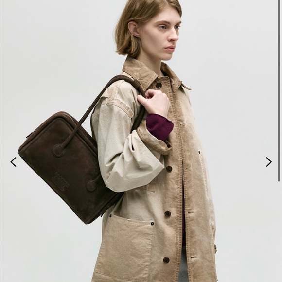 MARGE SHERWOOD Soft Boston Hush Nubuck Bag - Picture 3 of 14